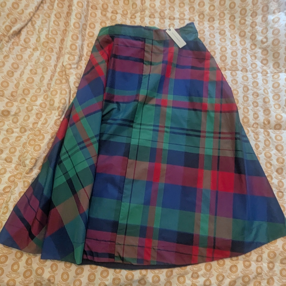 Anthropologie Plaid Mul Women's Skirt